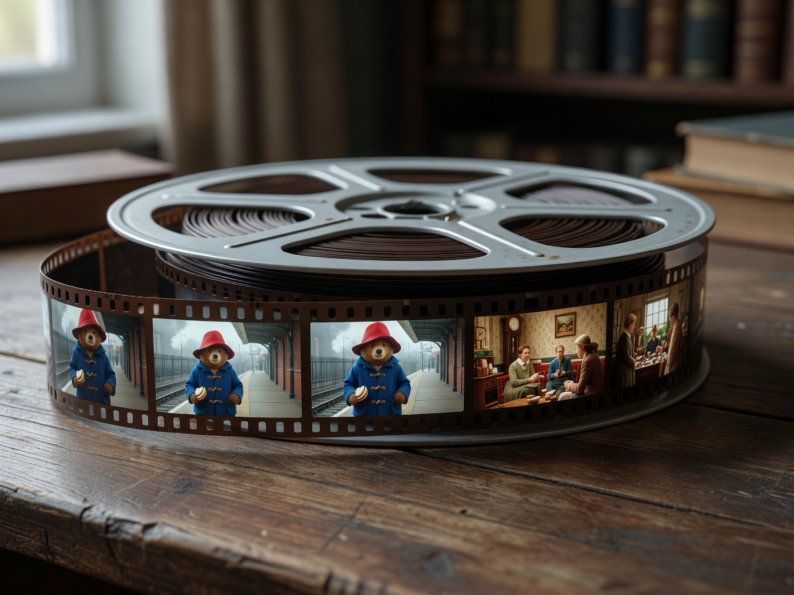 Film reel representing British family classic Paddington 2